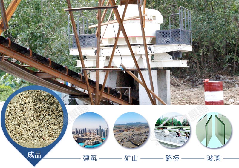 機(jī)制砂成品應(yīng)用廣泛